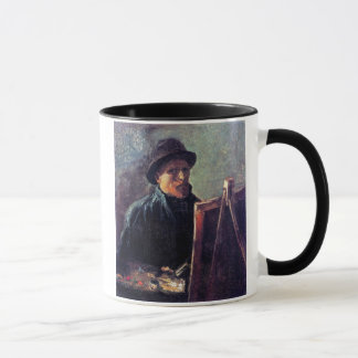 Taza Vincent Van Gogh - Autorretrato con sombrero oscur