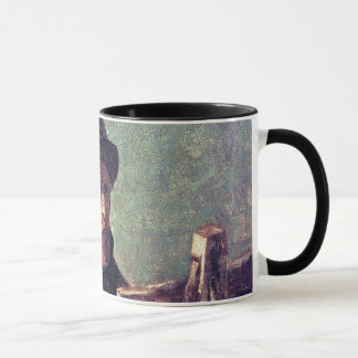 Taza Vincent Van Gogh - Autorretrato con sombrero oscur