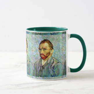 Taza Vincent Van Gogh - Autorretrato verde Arte fino