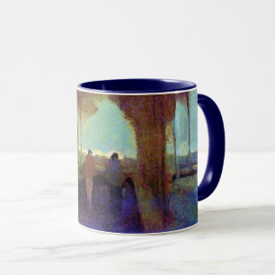 Taza Vincent Van Gogh - Camino rural con dos figuras