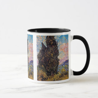 Taza Vincent Van Gogh - Cipreses Amante del Arte de los