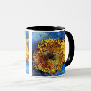 Taza Vincent Van Gogh - Dos Girasoles Cortados - Arte F