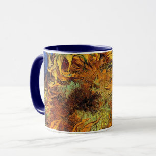 Taza Vincent Van Gogh - Dos Girasoles Cortados - Arte F