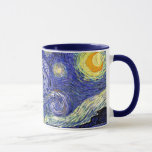 Taza Vincent Van Gogh - El Bella Artes de la Noche Star<br><div class="desc">Vincent Van Gogh es la noche estrellada. Aceite sobre lienzo de 1889, noche estrellada se pintó mientras Van Gogh estaba en el asilo en Saint-Remy, Francia, y es considerado una de sus mejores obras maestras. Aunque es una escena nocturna, fue pintada durante el día y representa las vistas desde la...</div>