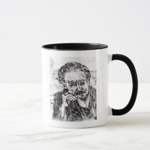 Taza Vincent van Gogh el   el hombre con el tubo