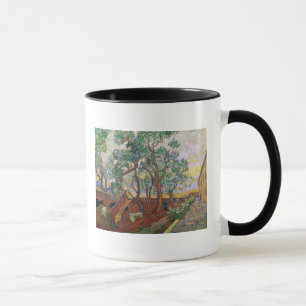 Taza Vincent van Gogh el el jardín del hospital de