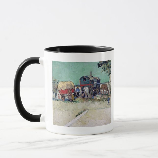 Taza Vincent van Gogh el | las caravanas, acampamento (Izquierda)
