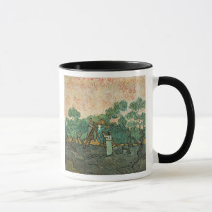 Taza Vincent van Gogh el   los recogedores verdes