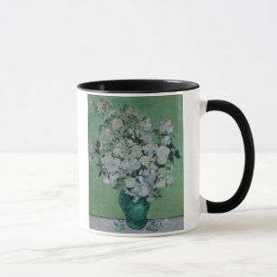 Taza Vincent van Gogh el un florero de rosas, 1890