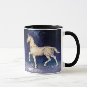 Taza Vincent Van Gogh - Estatuilla de yeso de un caball