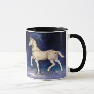 Taza Vincent Van Gogh - Estatuilla de yeso de un caball