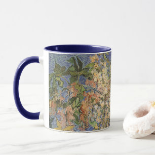 Taza Vincent van Gogh - Florecientes ramas de castaño