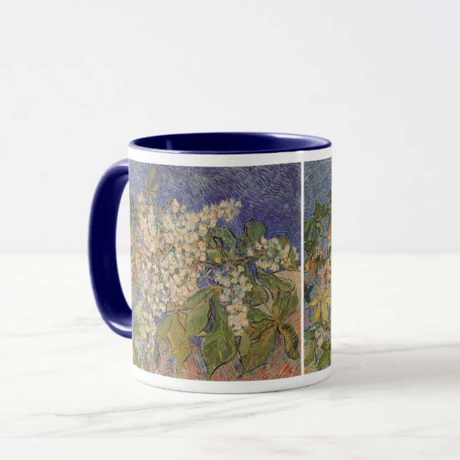 Taza Vincent van Gogh - Florecientes ramas de castaño (Anverso izquierdo)