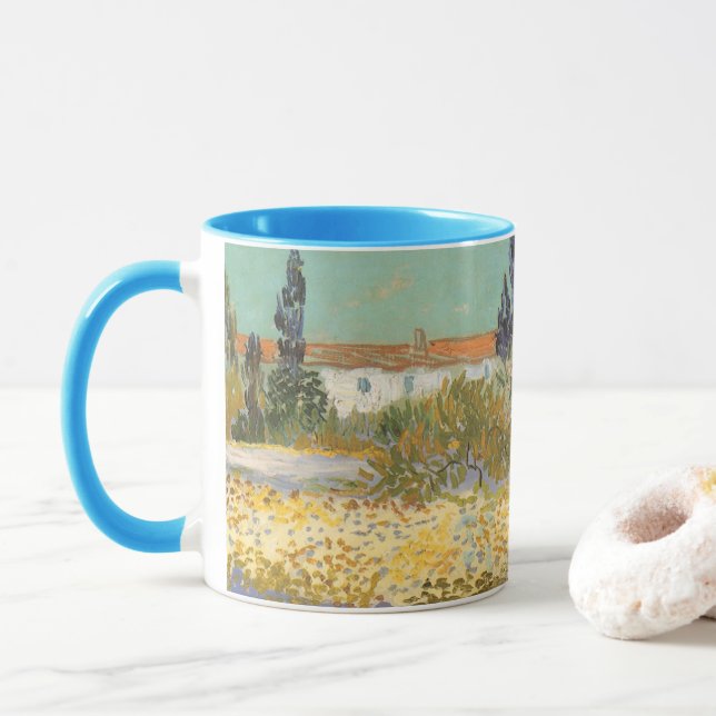 Taza Vincent van Gogh - Jardín Florido (Con donut)