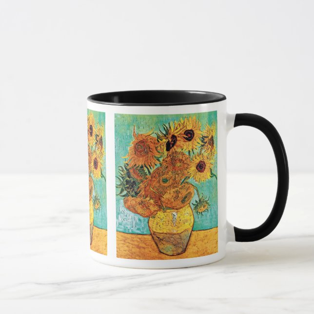 Taza Vincent Van Gogh - Jarrón con doce girasoles (Derecha)