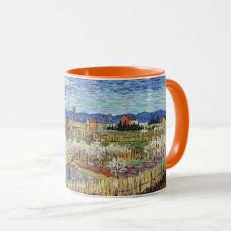 Taza Vincent Van Gogh - Melocotoneros en Flor Arte Fino