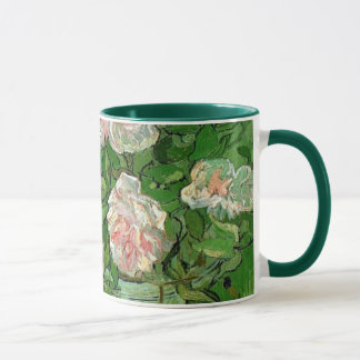 Taza Vincent Van Gogh - Naturaleza Muerta Rosas Rosadas