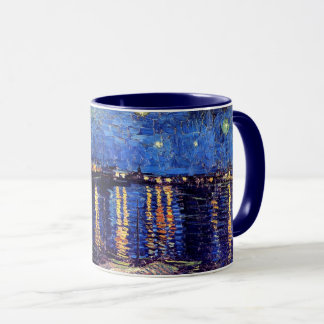Taza Vincent Van Gogh - Noche estrellada sobre el Ródan