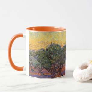 Taza Vincent van Gogh - Olive Grove, Naranja Sky