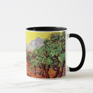 Taza Vincent Van Gogh - Olivos con cielo amarillo