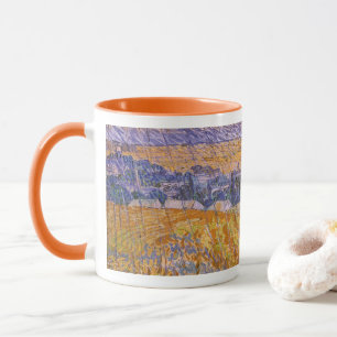 Taza Vincent van Gogh - Paisaje en Auvers bajo la lluvi