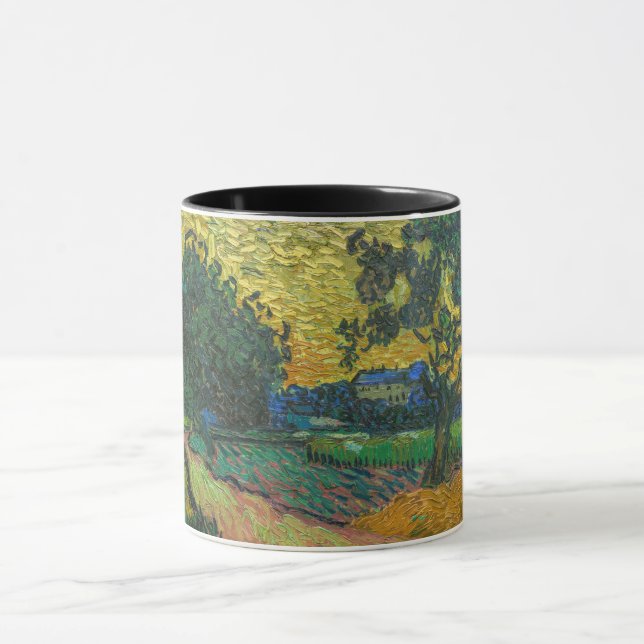 Taza Vincent van Gogh - Paisaje en Crepúsculo (Centro)