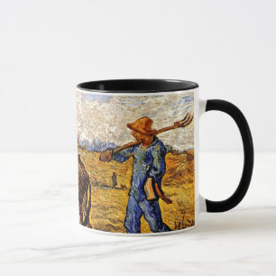 Taza Vincent Van Gogh - Pareja de campesinos yendo al t