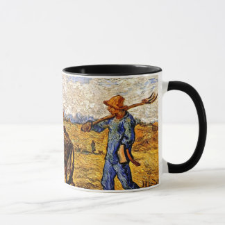 Taza Vincent Van Gogh - Pareja de campesinos yendo al t