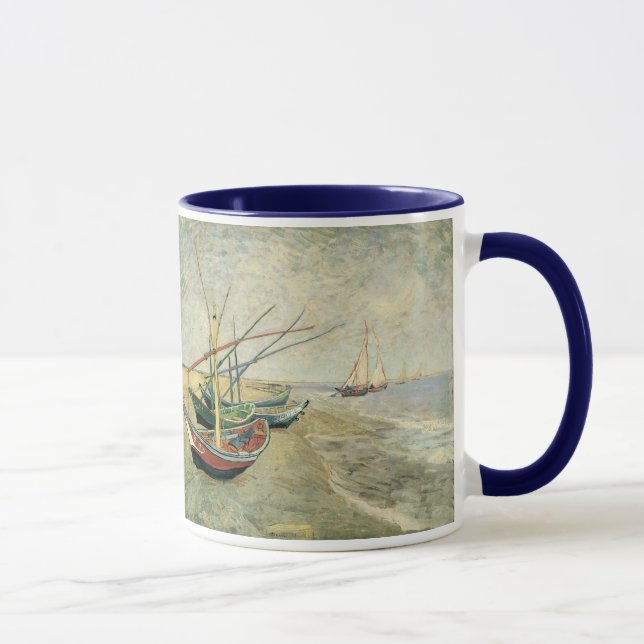 Taza Vincent van Gogh - Pescadores en la playa (Derecha)