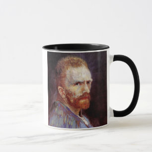 Taza Vincent Van Gogh - Pintura de autorretrato de 1887
