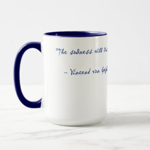 Taza Vincent Van Gogh Real Quote Mug 15 oz
