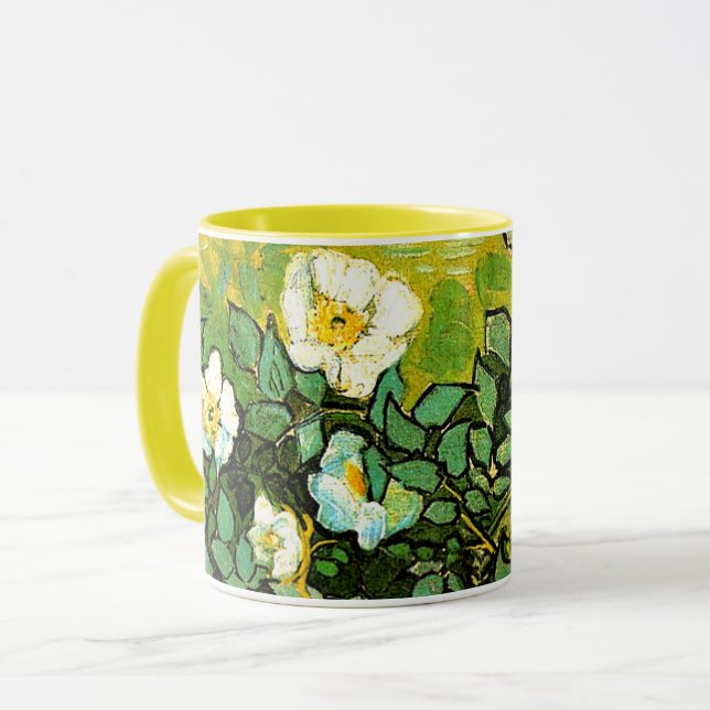 Taza Vincent van Gogh - Rosas salvajes, (Anverso izquierdo)
