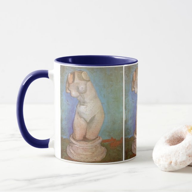 Taza Vincent van Gogh - Torso femenino con estatuilla d (Con donut)