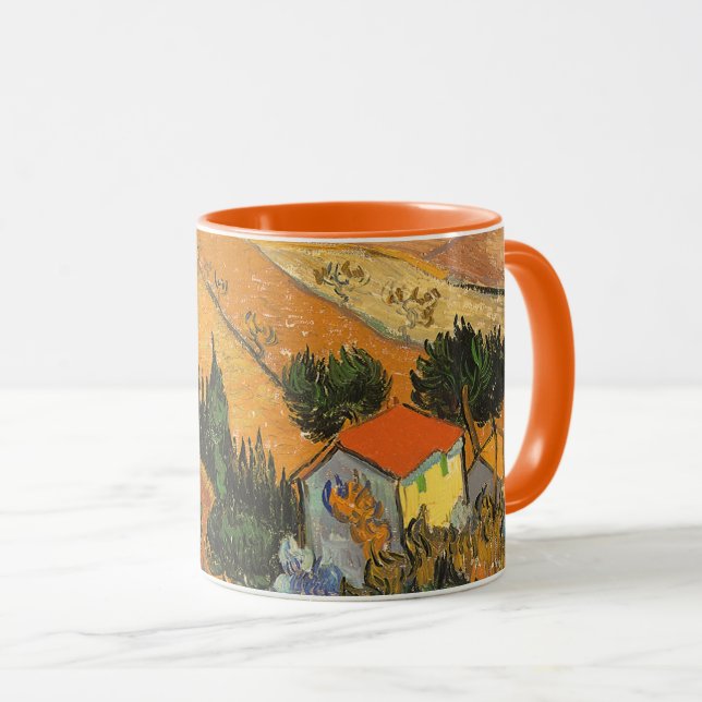 Taza Vincent van Gogh - Valle con labrador (Anverso derecho)