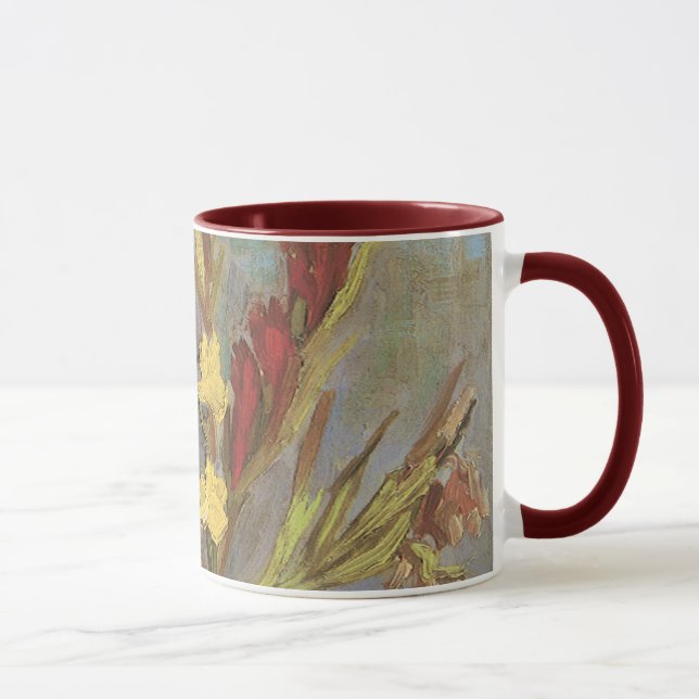 Taza Vincent van Gogh - Vase de vida fija con Gladioli (Derecha)
