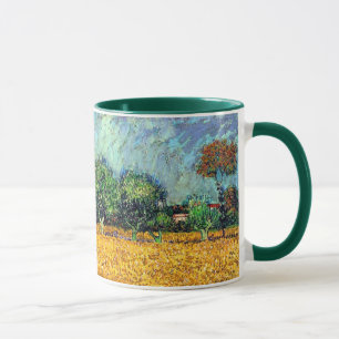Taza Vincent Van Gogh - Vista De Arles Con Irises