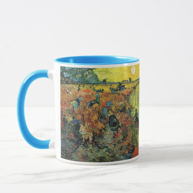 Taza Vincent Willem Van Gogh , Red vineyards (Izquierda)