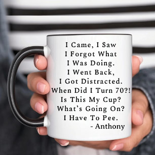 Taza Vine Y Vi Que Olvidé Lo Que Estaba Haciendo Una Ci