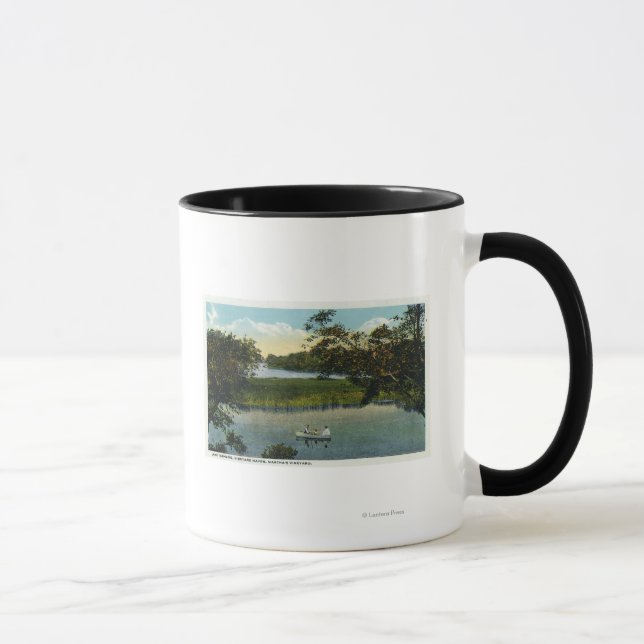 Taza Viñedo de Martha, escena del lago Tashmoo (Derecha)