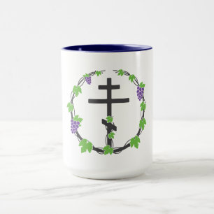 Taza Viñedo del Señor Gran Café de 2 tonos