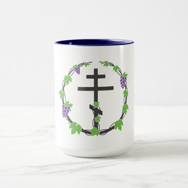 Taza Viñedo del Señor Gran Café de 2 tonos (Centro)