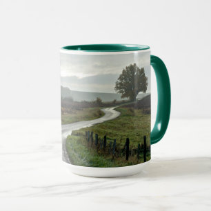 Taza Viñedo en Lantignié, departamento de Rhône