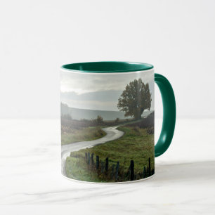 Taza Viñedo en Lantignié, departamento de Rhône