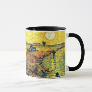 Taza Viñedo Rojo en Arlés de Vincent Van Gogh