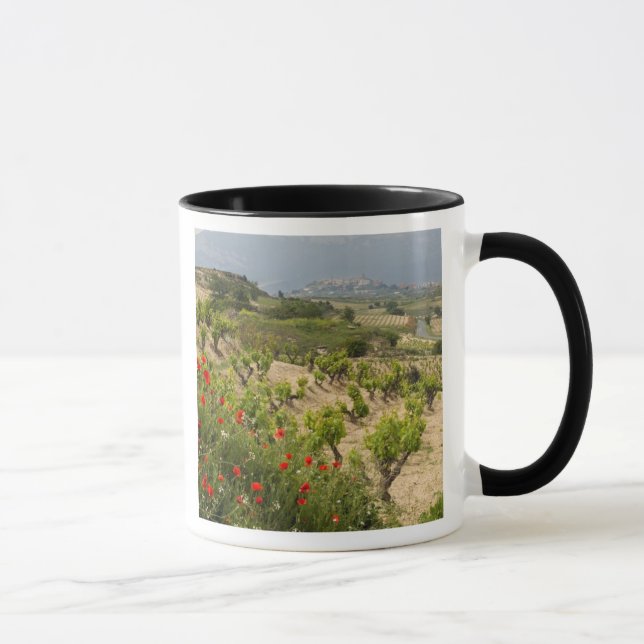Taza Viñedos cerca de Laguardia, capital de La Rioja (Derecha)