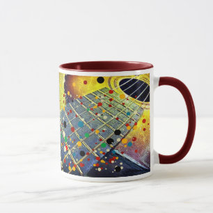 Taza Viñeta colorida de guitarra musical