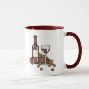 Taza Vino personalizado degustación de uvas Vidrio