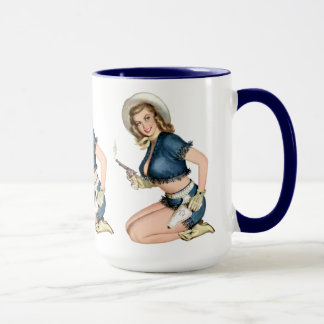 Taza Vino Vintage Chica Coffee Mug