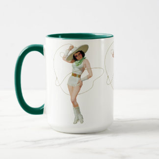 Taza Vino Vintage Chica Coffee Mug