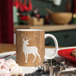 Taza Vintaga Beauty Wood & Deer
